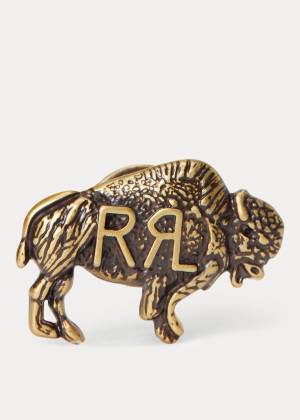 Ralph Lauren Buffalo Pins Herre Danmark (WZJPU3079)